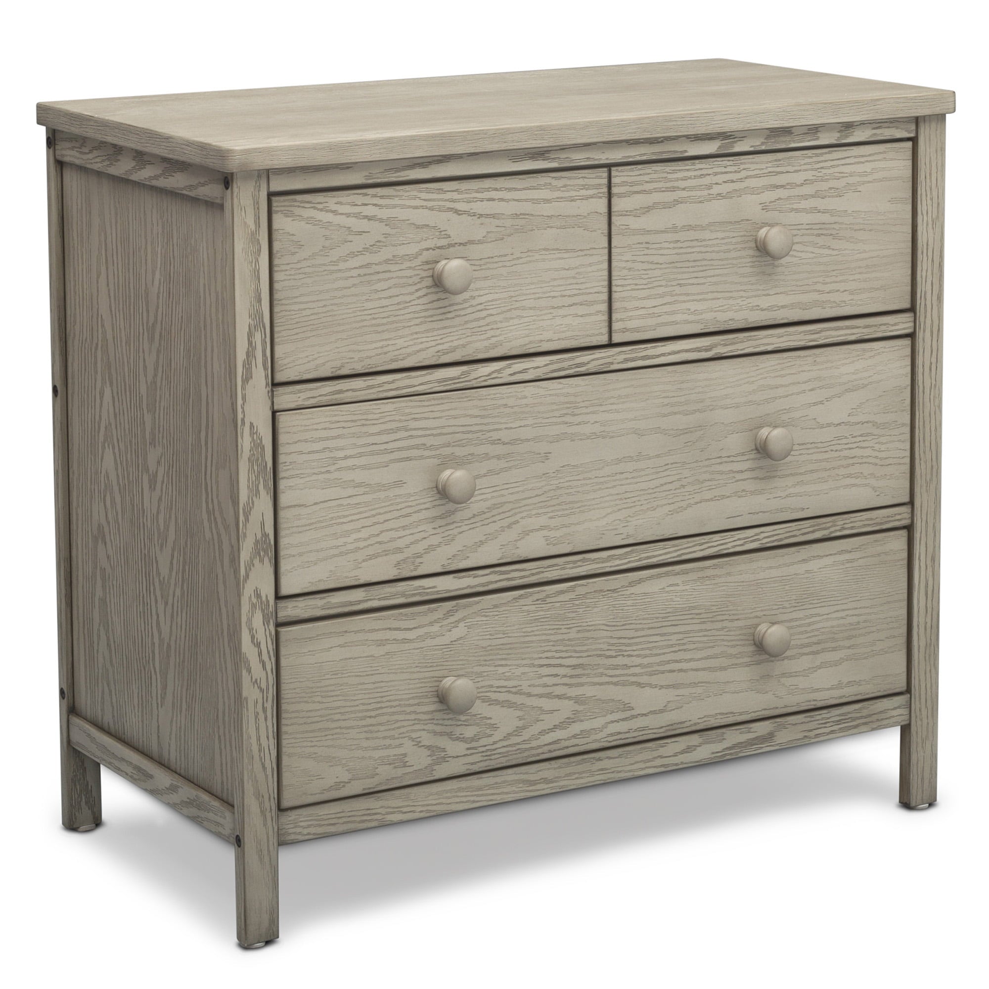 Delta Children Middleton 3 Drawer Dresser, Textured Limestone