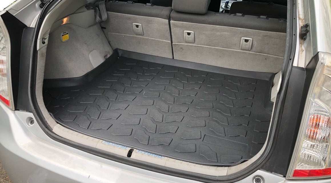 Laser measured custom fit Trunk Cargo Rubber Tray Liner for Toyota Prius 2010 2011 2012 2013 2014 2015