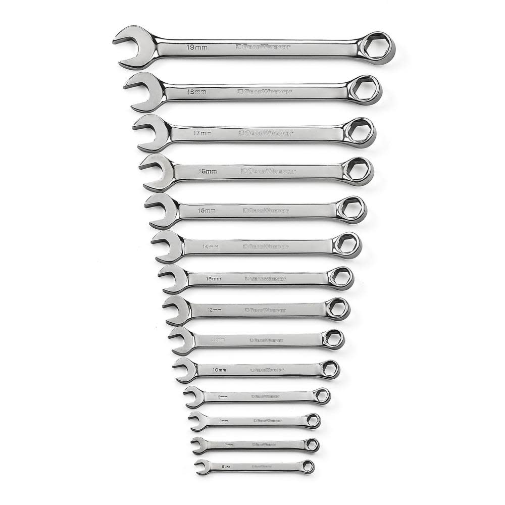 GEARWRENCH Combination Wrench Set 14 pc. 6 Point Metric Standard Pattern 81925 from GEARWRENCH