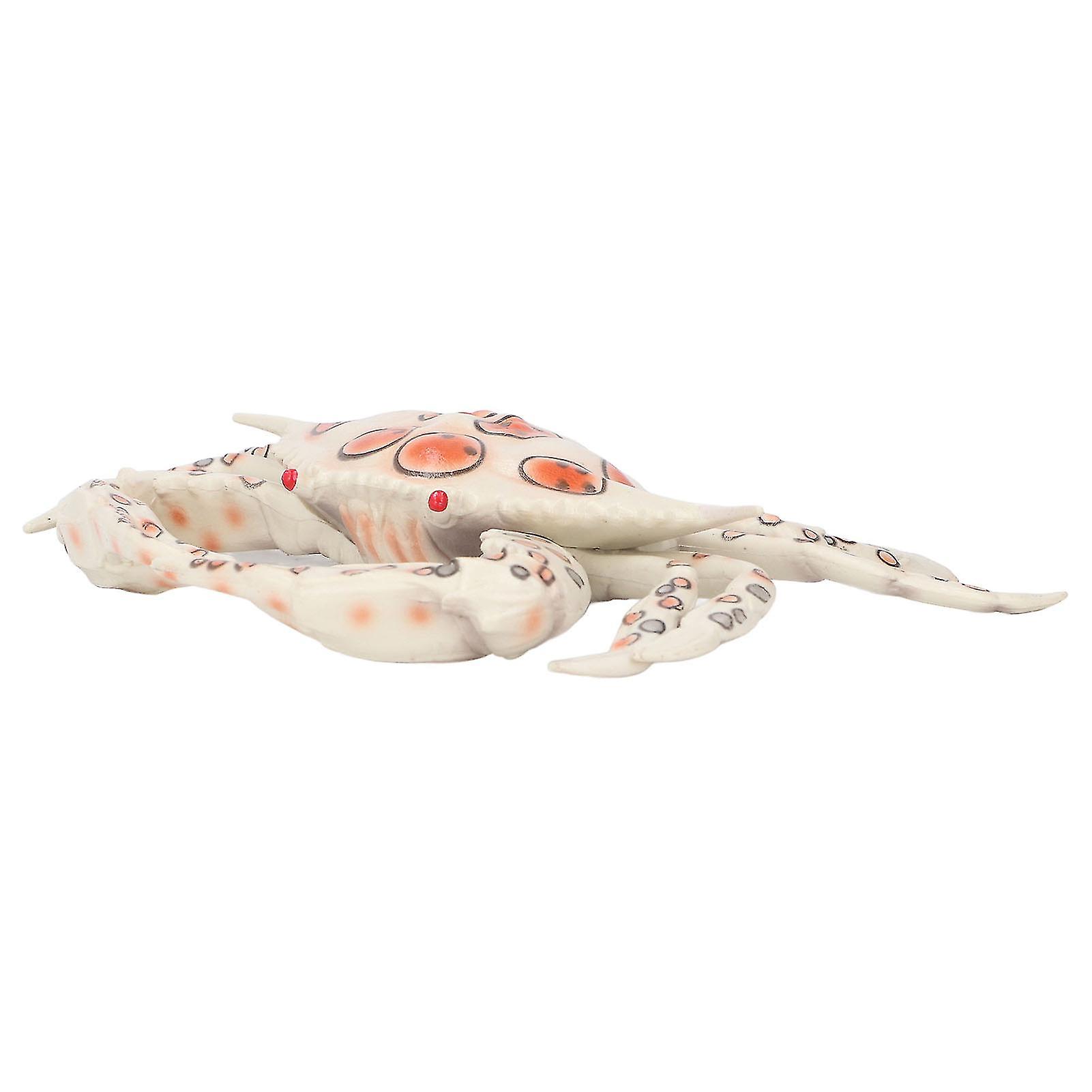 Crab Toy Educational Interesting Plastic Safe Vivid Shape Marine Biological Cognition Teaching Ornaments for Kids