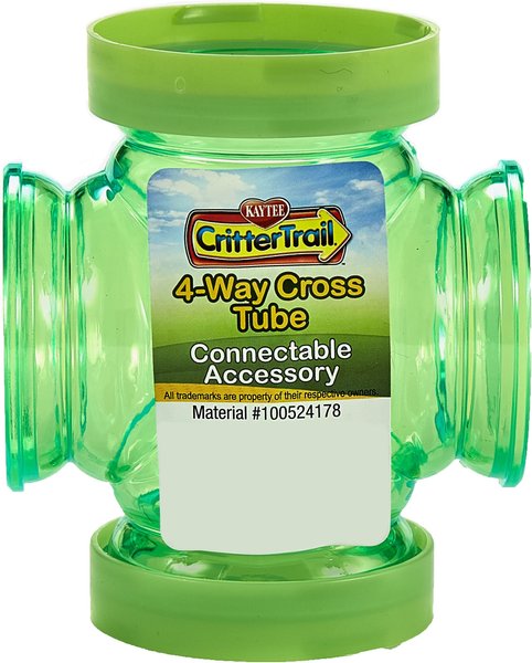 Kaytee CritterTrail Fun-Nel 4-Way Cross Tubes Small Pet Habitat