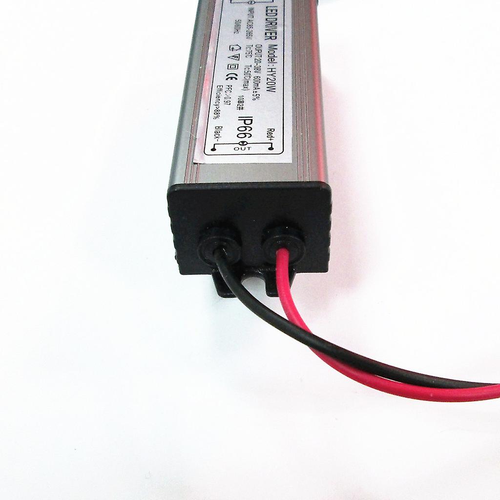 2 Piece Led Driver 20w Ac85-265v Dc20-38v Transformer Power Adapter Home Converter