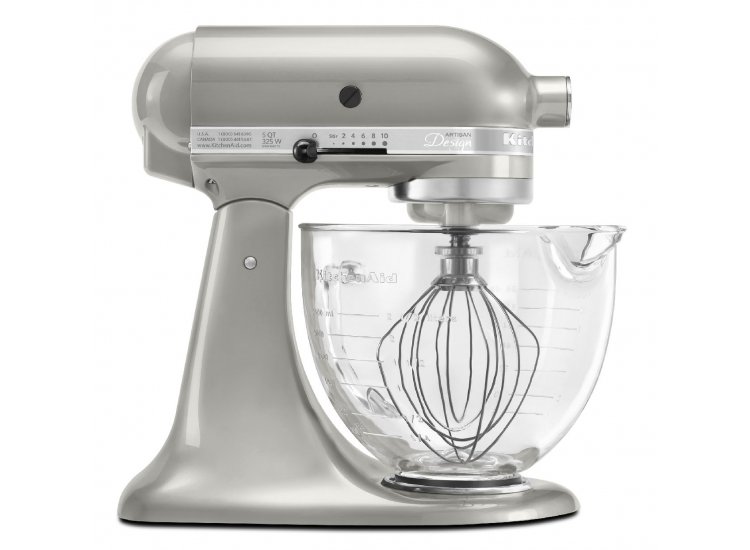 KitchenAid Artisan 5 Qt. Sugar Pearl Silver Stand Mixer