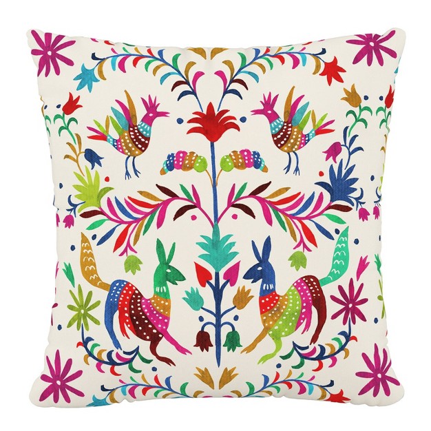 Skyline Furniture Square Outdoor Throw Pillow Otomi Multi