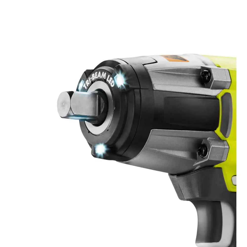 Ryobi ONE+ 18V Lithium-Ion Cordless 3-Speed 1/2 in. Impact Wrench and 3/8 in. 3-Speed Impact Wrench (Tools Only)