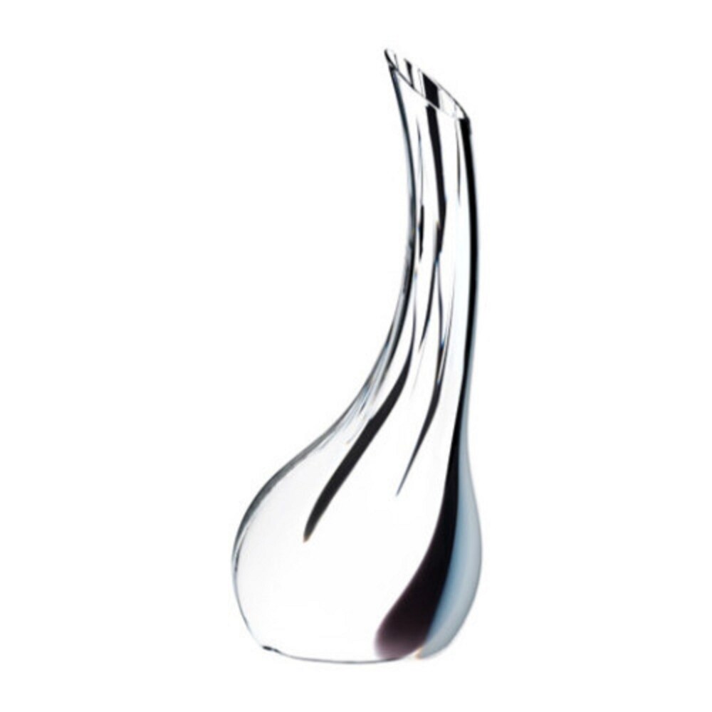 Riedel Decanters Crystal 1.3 Quart Fatto A Mano Cornetto Decanter