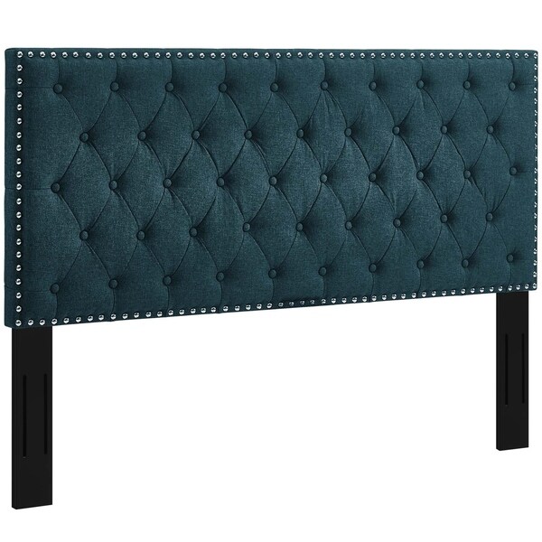 Copper Grove Avdiivka King/Cali King Upholstered Fabric Headboard - - 27621661