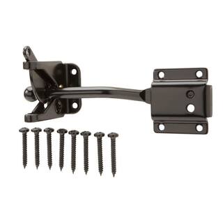 Everbilt Black Self-Adjusting Gate Latch 18591