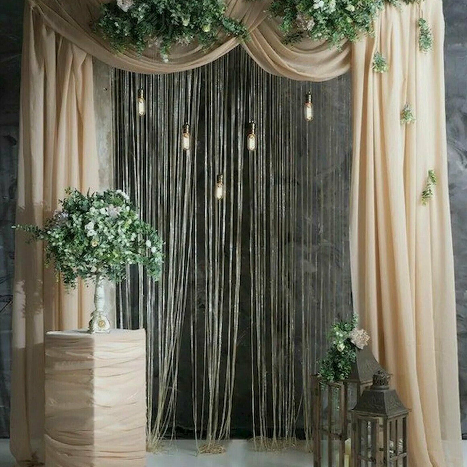 6.56x9.84ft Square Metal Wedding Arch Party Venue Rack Shop Product Display Framework Background Stand Creative DIY Decorate