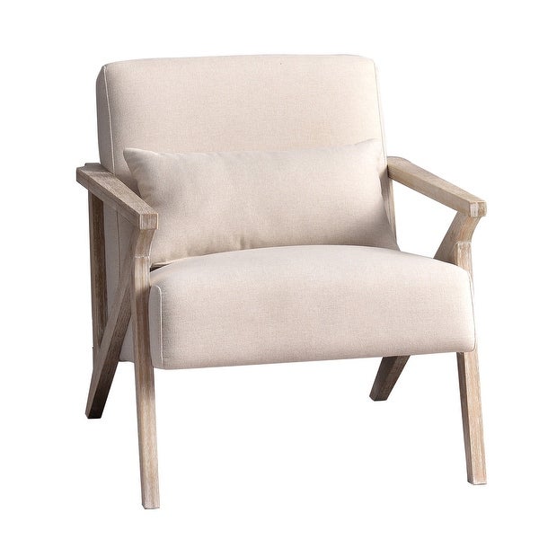 Ebello Accent Armchair Solid Hardwood Upholstered for Living Room