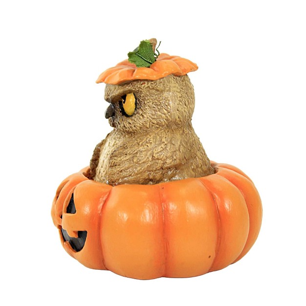 Bethany Lowe Mr Grumps One Halloween Figurine 5 25 Inches Halloween Owl Pumpkin Td2211 Resin Orange