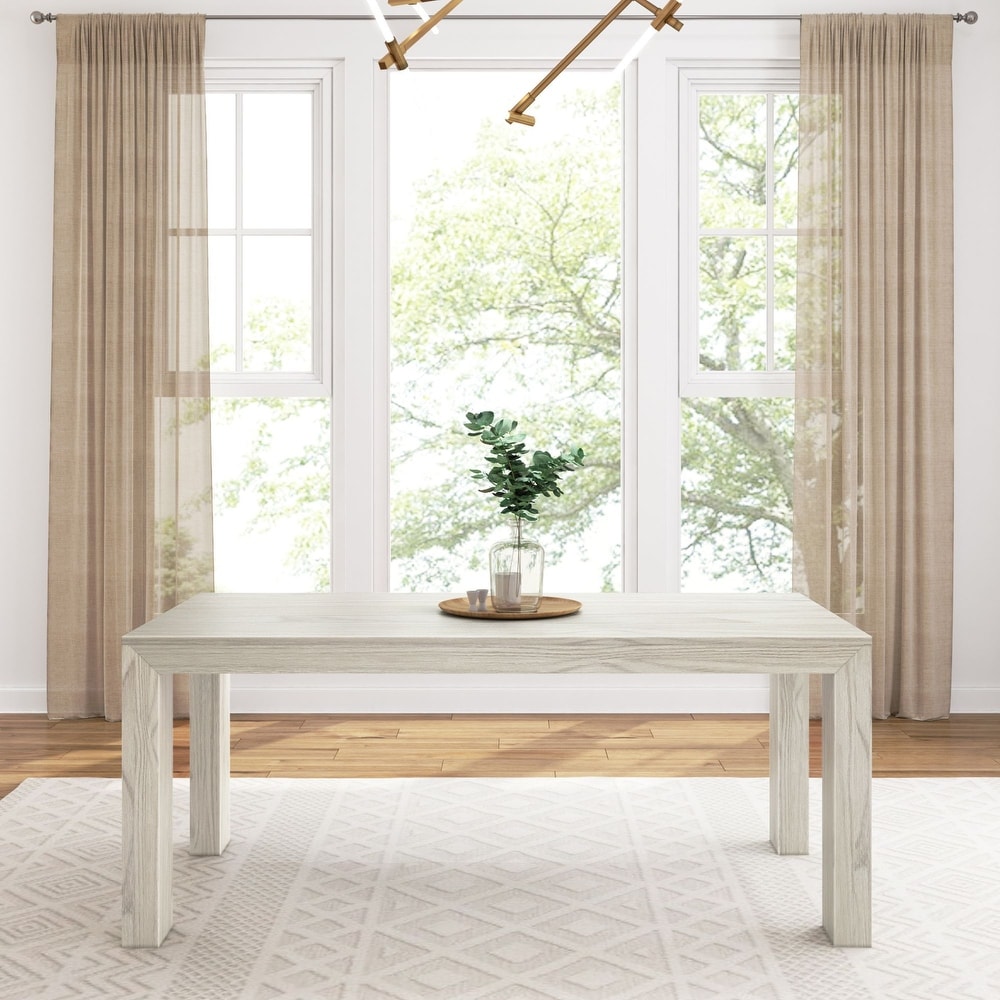 Plank and Beam Rectangular Modern Dining Table   72\