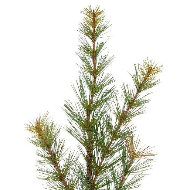 Brown And Green Pine Artificial Christmas Spray