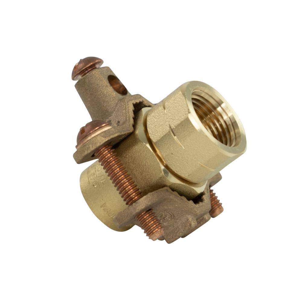 HOME-FLEX 12 in. CSST x 12 in. FIPT Brass Female Adapter 11-435-005