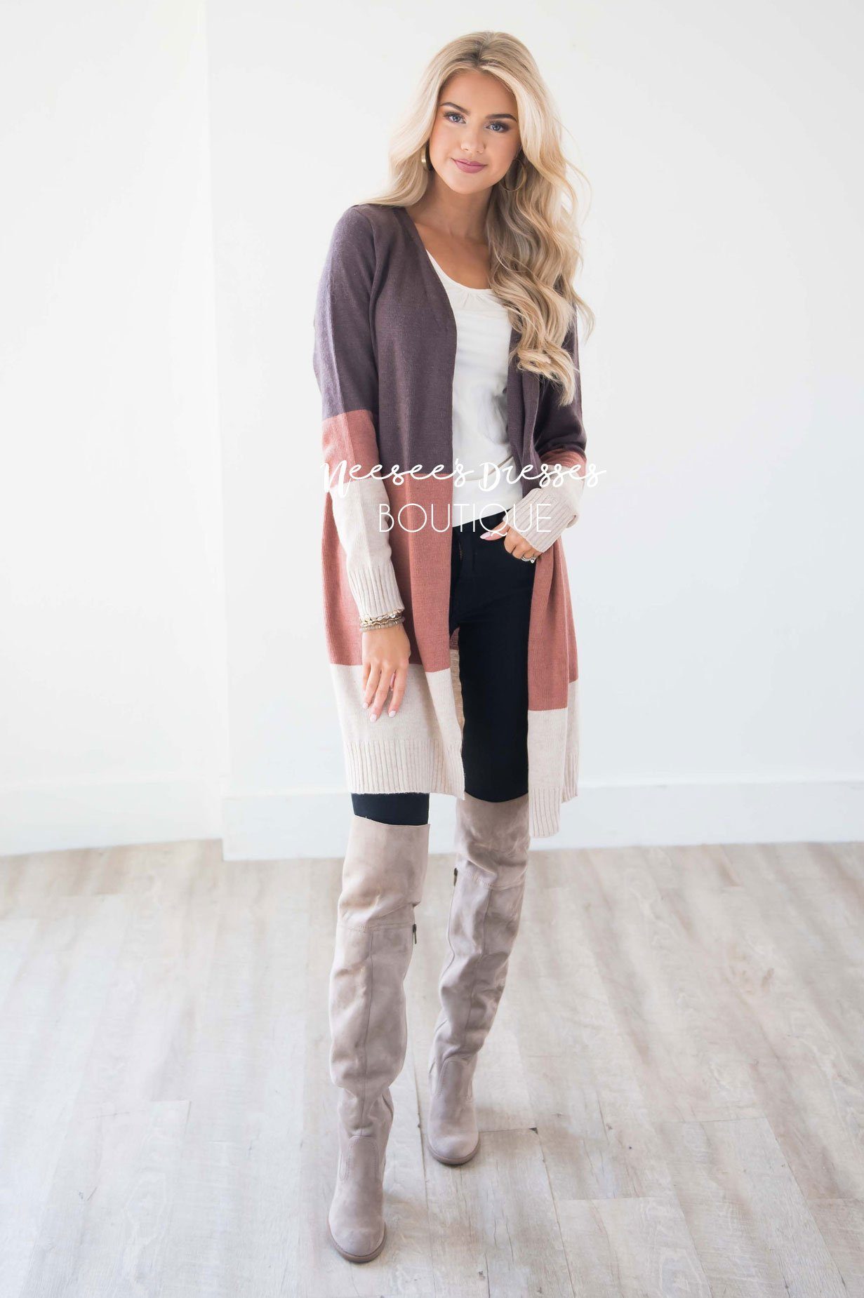 Autumn Inspired Striped Cardigan