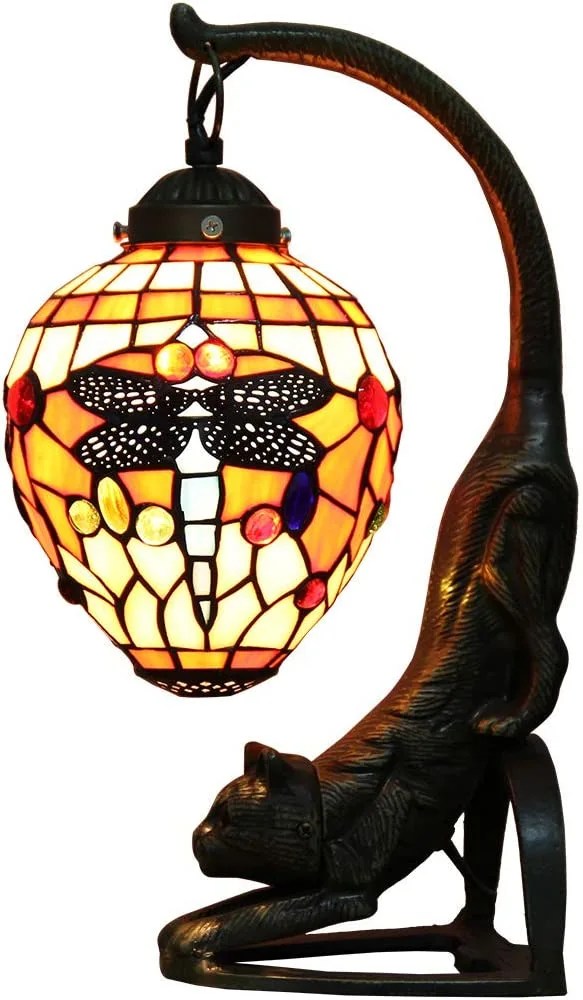 Tiffany Style Cat Lamp - Style A