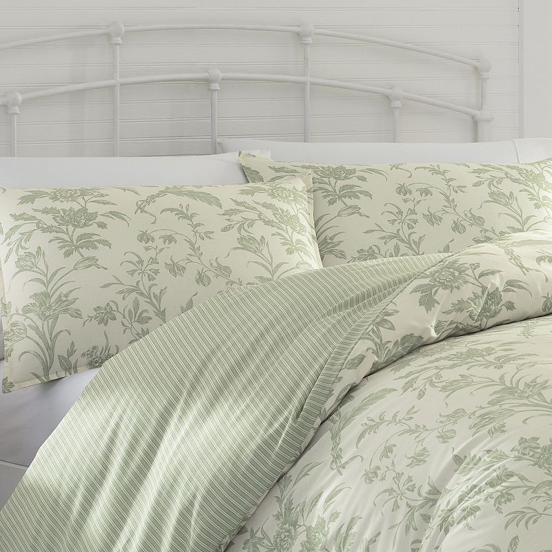 Laura Ashley Natalie Green Duvet Set