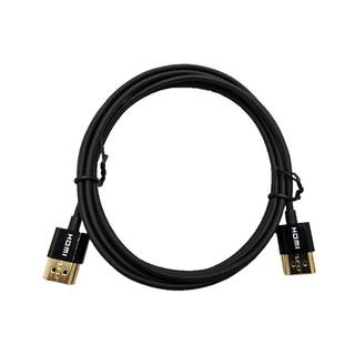 Micro Connectors Inc 9 ft. HDMI 4K Ultra HD Slim High Speed with Ethernet Cables Black (5-Pack) H2-09MAMASL-5