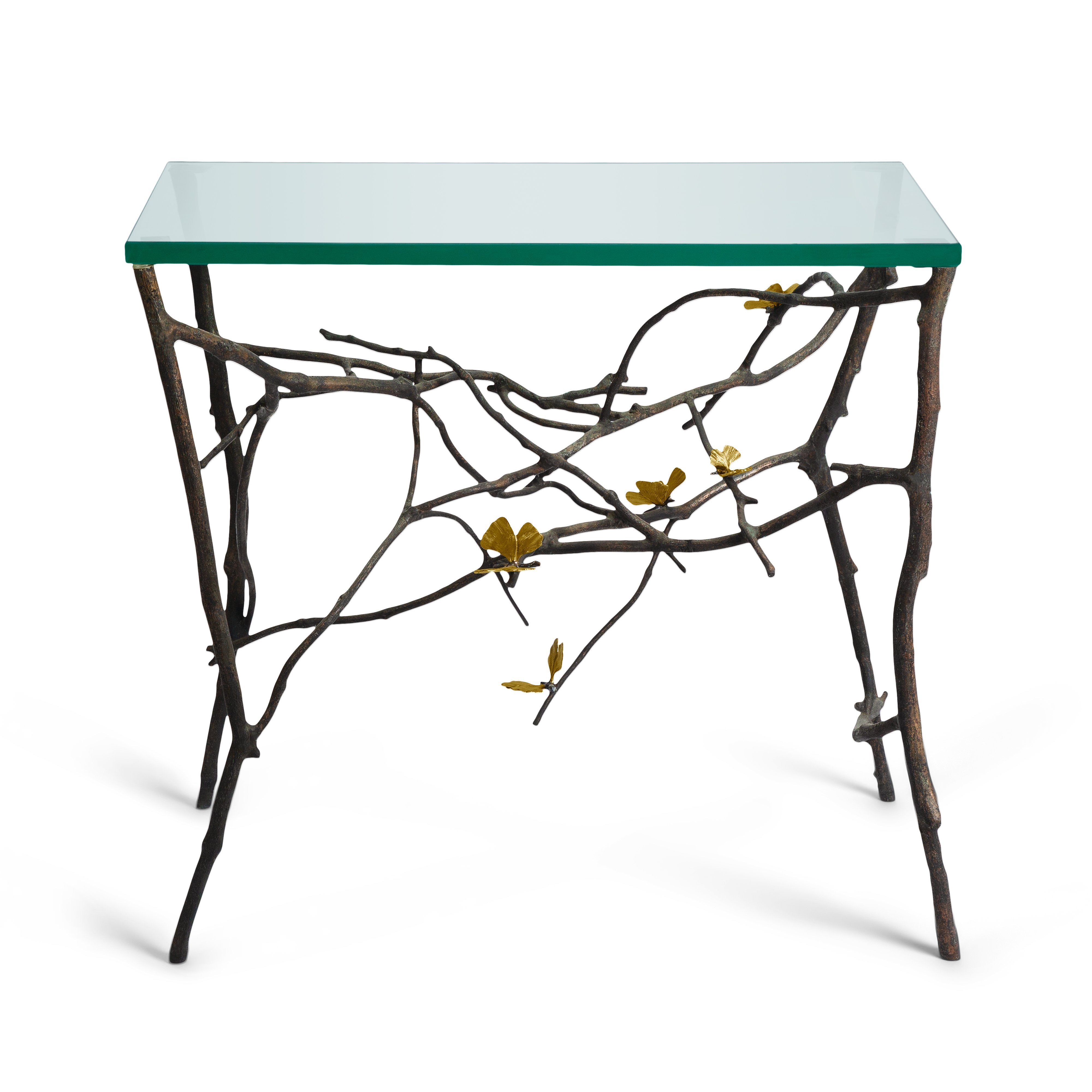 Butterfly Ginkgo Side Table