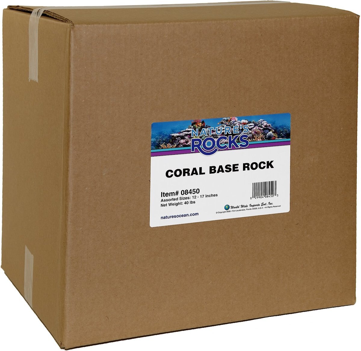 Nature's Ocean Natural Coral Aquarium Base Rock