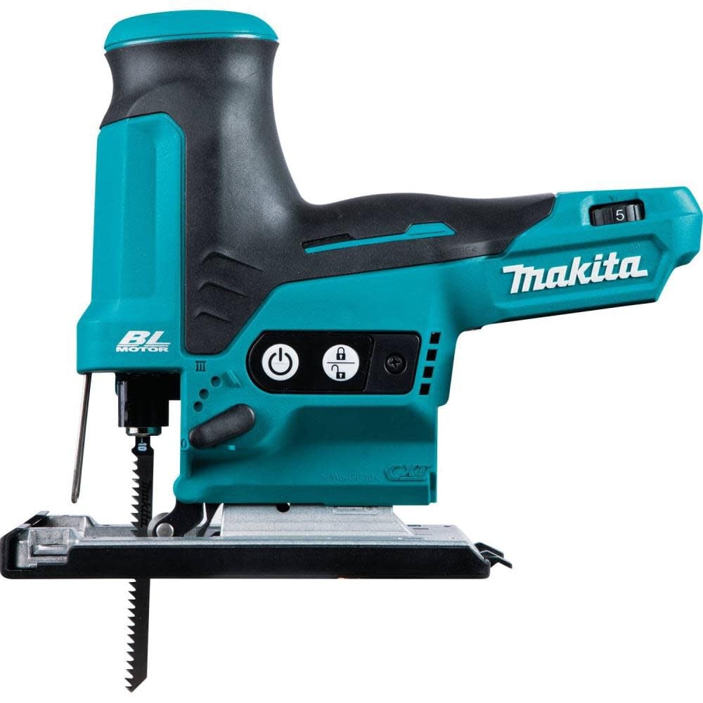 Makita 12V Max CXT Lithium-Ion Brushless Cordless Barrel Grip Jig Saw Tool Only VJ05Z from Makita