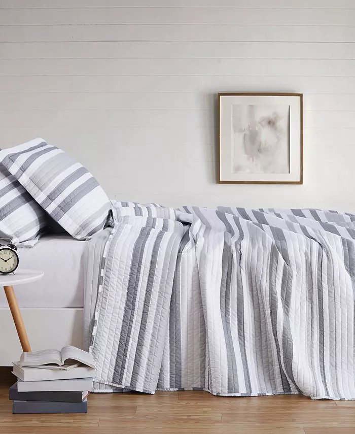 Truly Soft Curtis Stripe Twin XL Quilt Set