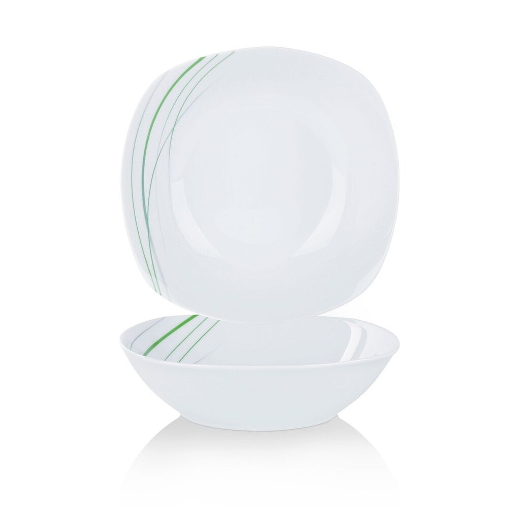 VEWEET Porcelain 35 Oz. Salad Bowl Set (Set Of 2)