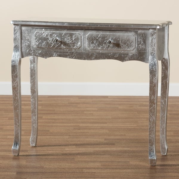 Newton Classic and Traditional 2-Drawer Wood Console Table