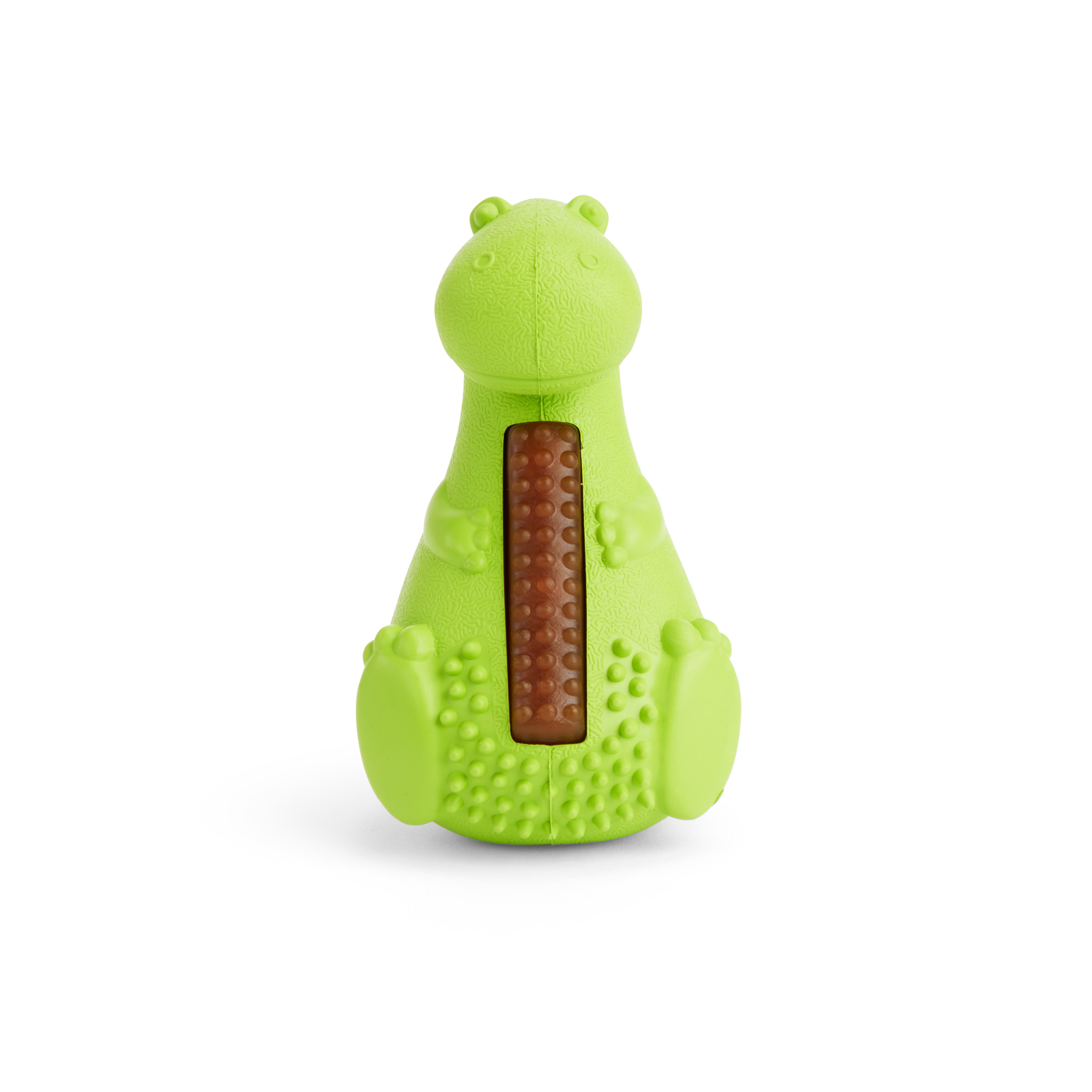 LEAPS  BOUNDS Wobble Dino Treat Dog Toy， Small