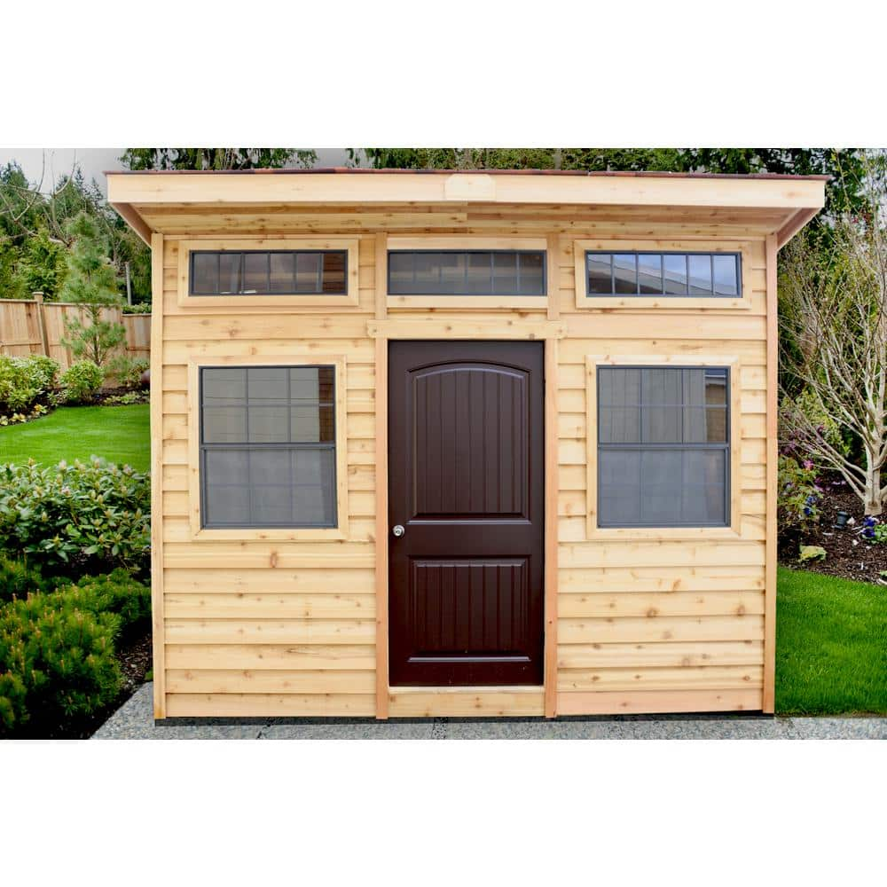 Outdoor Living Today 12 ft. W x 8 ft. D Wooden Studio Garden Shed (96 sq. ft.) STU128