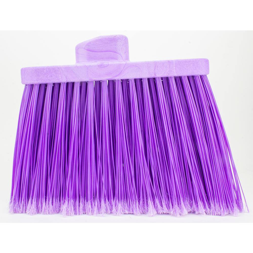 CFS Brands Sparta 12 in. Purple Polypropylene Flagged Upright Broom Head (12-Pack) 36867EC68