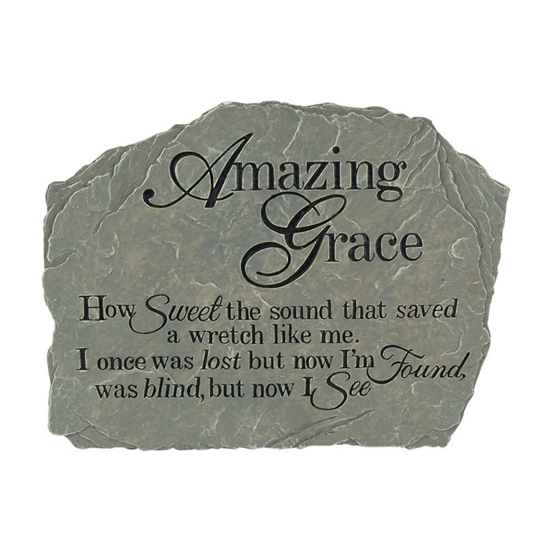 Carson Home Accents Amazing Grace - Garden Stone