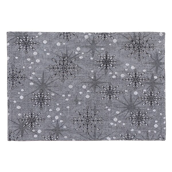 Tapestry Placemat Snowflake 13 X 18