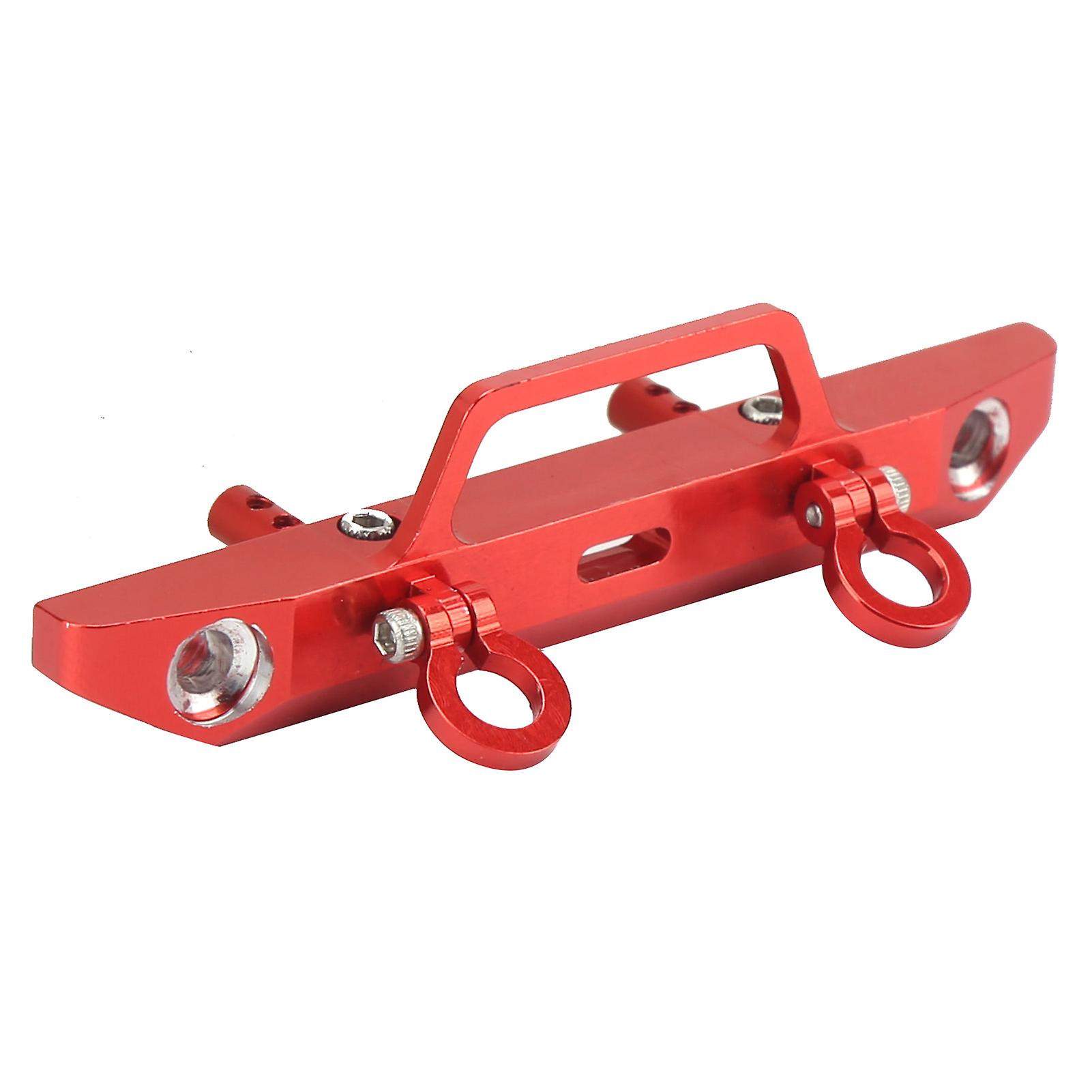 1/24 Rc Aluminum Alloy Metal Front Bumper Bumper Accessories For Axial Scx24 90081red