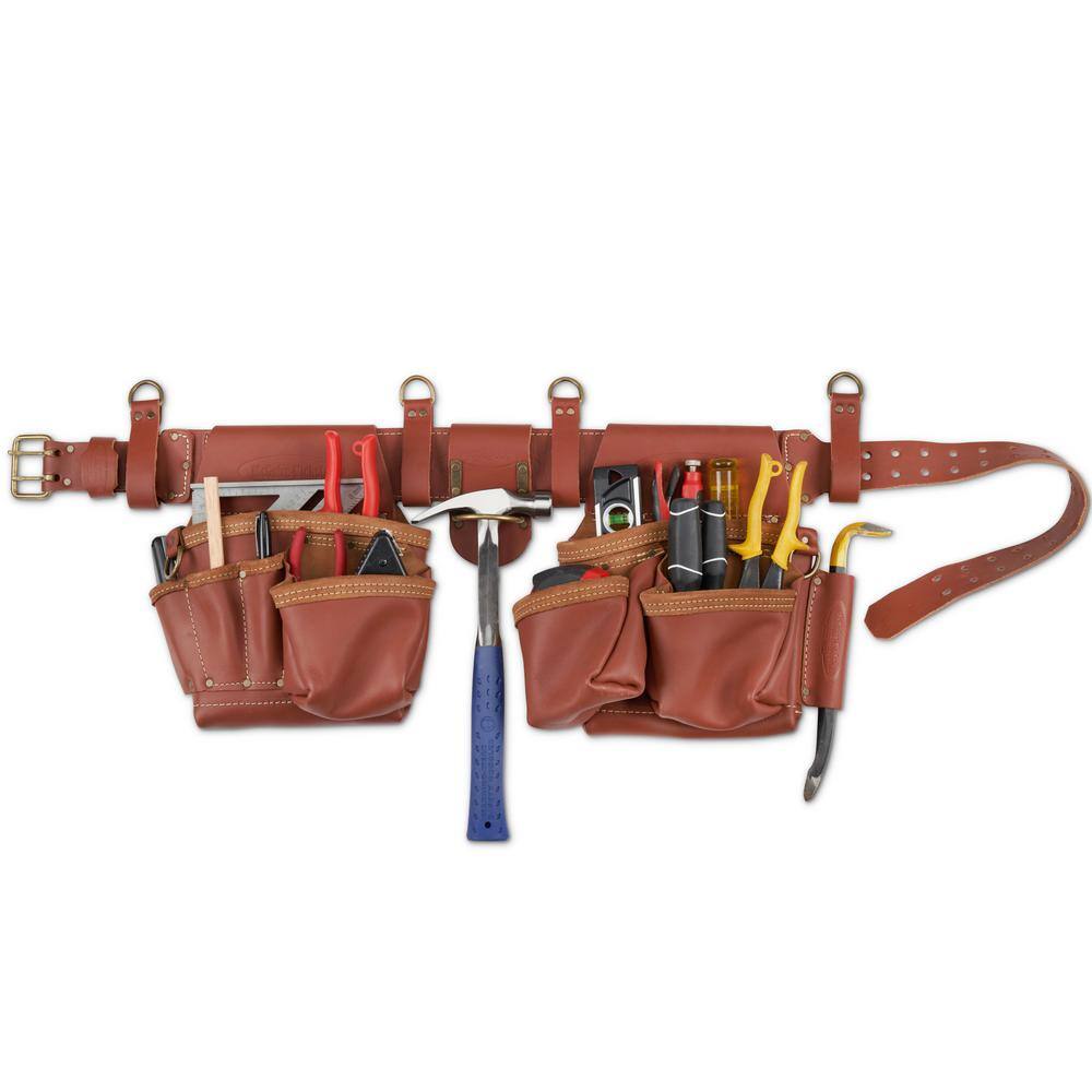 McGuire-Nicholas Master's 52.5 in. Brown Leather Rig (2-Bag) 1DM-527-M-2