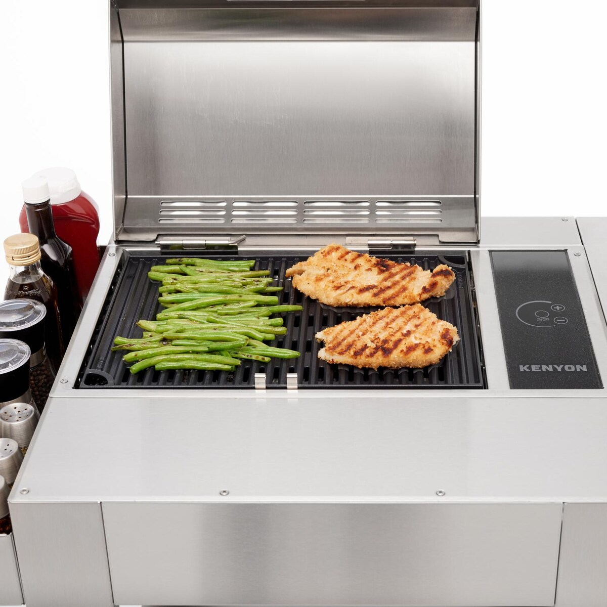 Kenyon Frontier Touch Control 1300 Watt Electric Grill and Stand