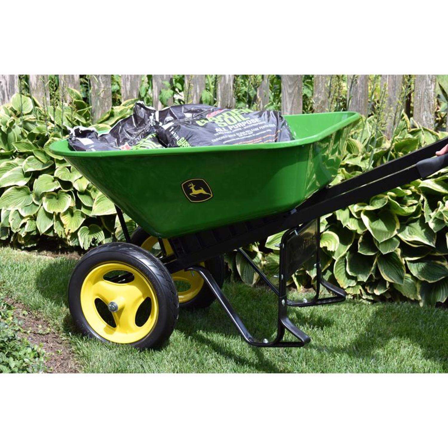 John Deere Steel Wheelbarrow 7 cu ft