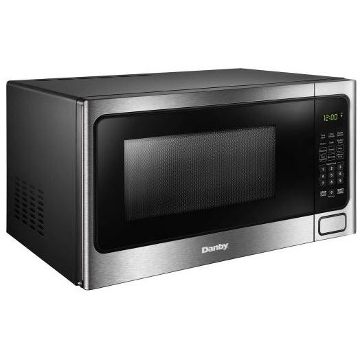 Danby 20-inch, 1.1 cu.ft. Countertop Microwave Oven with 6 Auto Cook Options DDMW1125BBS