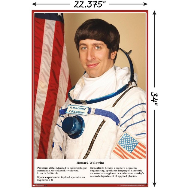 Trends International The Big Bang Theory Astronaut Unframed Wall Poster Prints