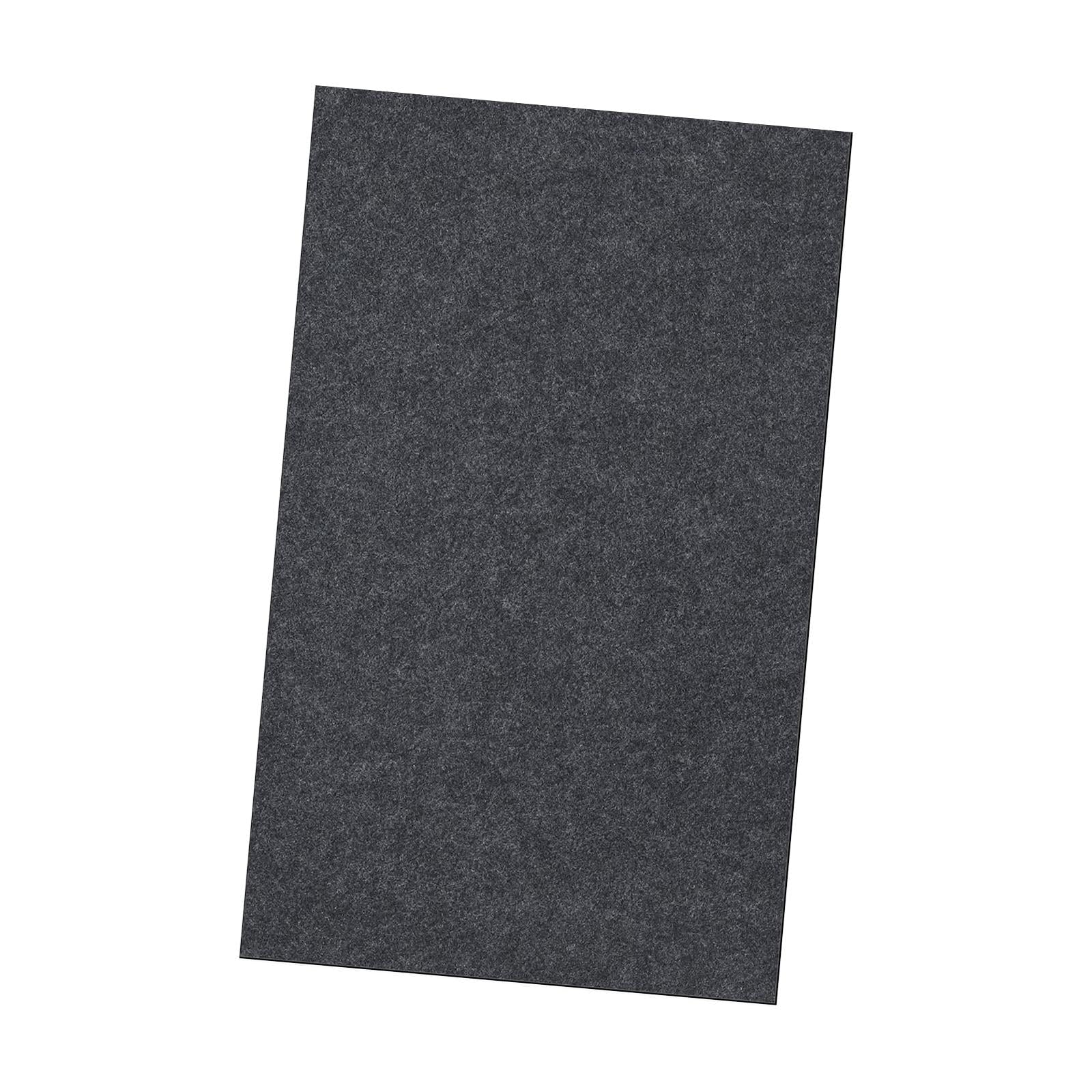 Felt Maintenance Mat for under Car Oil Spill Mat to Protect Driveway Surface， Garage or Shop， Parking 91x149cm