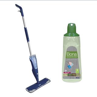 Bona Premium Microfiber Hardwood Floor Spray Mop Plus 34 oz. Hard-Surface Floor Cleaner Mop Cartridge AX0003616