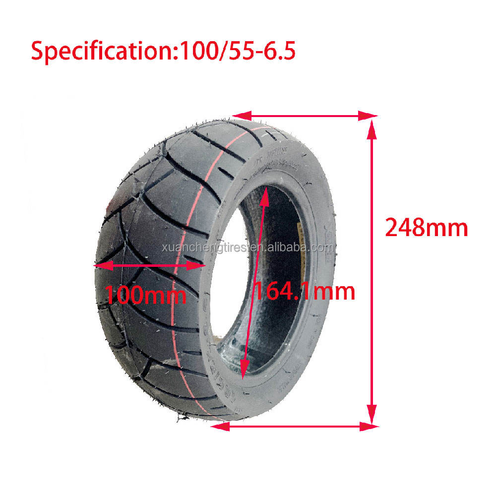 Xuancheng Fat Tire 100/55 6.5 Electric Scooter Tube Tire Spare Parts Durable Tire Manufacturer