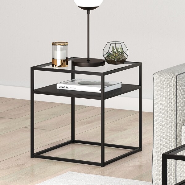 Ada Side Table Blackened Bronze Finish