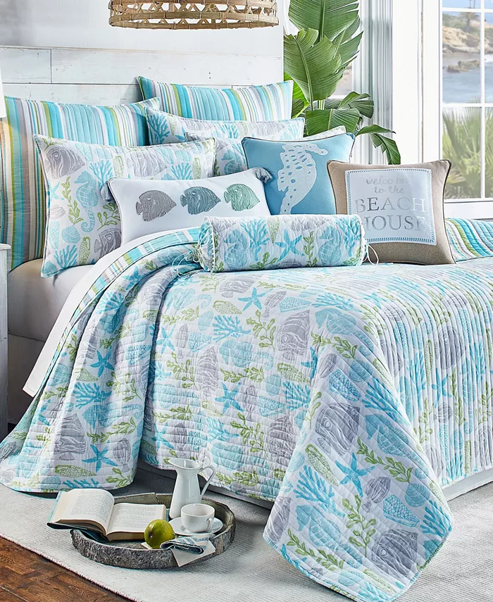 Levtex Deva Beach 3-Pc. Quilt Set， Full Queen