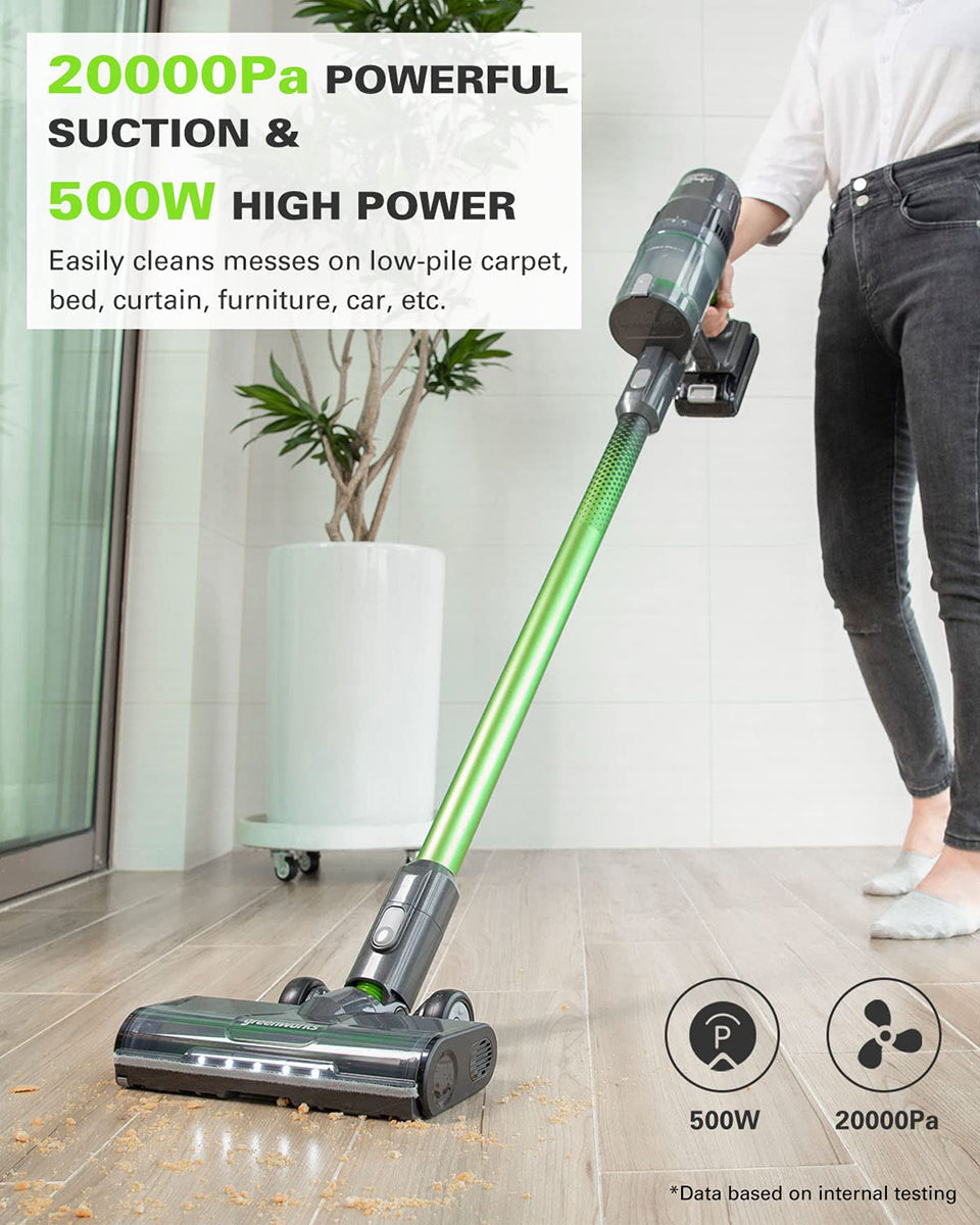 24V Green Cordless Stick Vacuum Bundle | Greenworks Tools