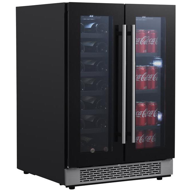 AVG Noire Series Freestanding Beverage Center with 2 Temperature Zones BSC42DB2