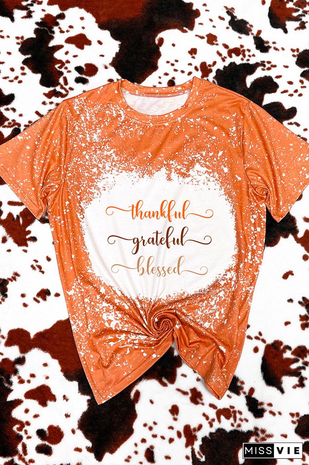 Thankful, Grateful, Blessed Graphic Tee Wholesale