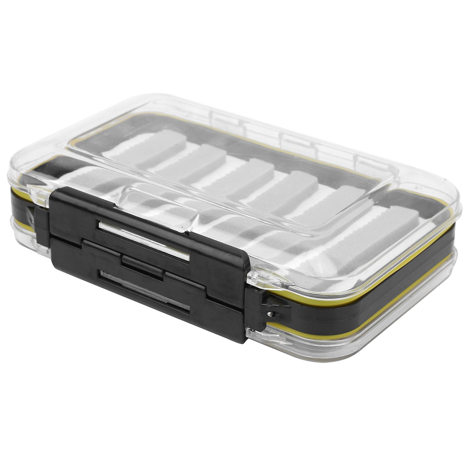 Fly Fishing Box Abs Twosided Transparent Lures Storage Case Fishing Gear Accessories