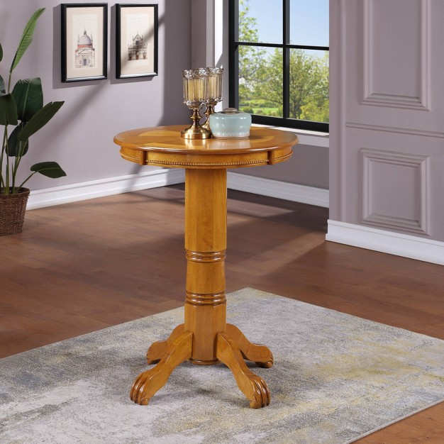 Florence Bar Height Table Fruitwood Brown Boraam