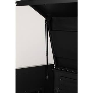 Husky 52 in. W x 21.5 in. D Heavy Duty 15-Drawer Combination Rolling Tool Chest Top Tool Cabinet with LED Light in Matte Black H52CH6TR9HDV3